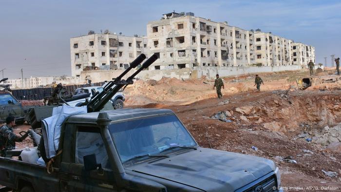 Syrien Angriffe auf Alleppo (Getty Images/AFP/G. Ourfalian)