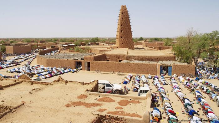 Niger Stadt Agadez - Moschee