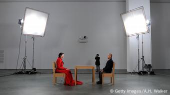 USA Künstlerin Marina Abramovic Performance MoMA in New York