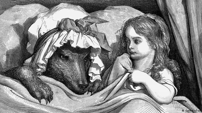 Gustave Doré's Little Red Riding Hood as an illustration (Gemeinfrei)