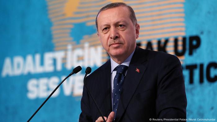 Türkei Präsident Tayyip Erdogan Rede in Istanbul (Reuters/Presidential Palace/Murat Cetinmuhurdar)