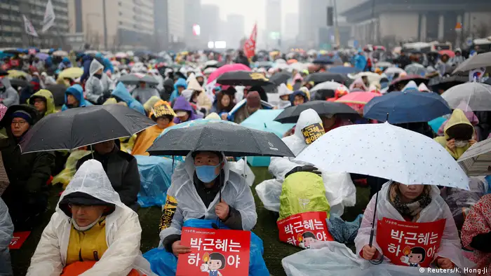 Proteste in Südkorea (Reuters/K. Hong-Ji)