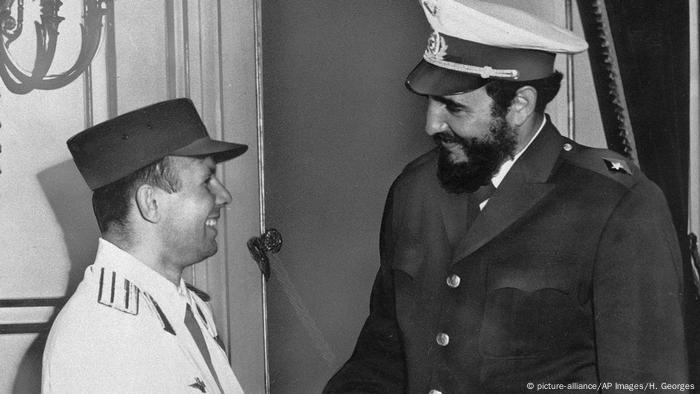 Фидель Кастро и Юрий Гагарин