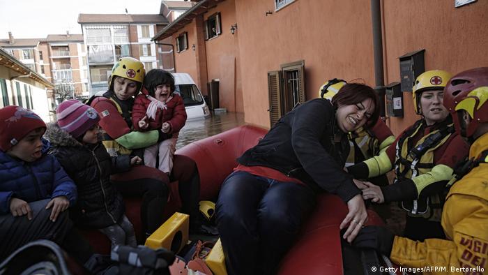 Italien Überschwemmungen nach heftigem Regen in Norditalien