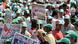 Indien Mumbai Proteste gegen Abschaffung von Geldscheinen Indien Mumbai Proteste gegen Abschaffung von Geldscheinen