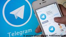 OMSK, RUSSIA - OCTOBER 4, 2016: The Telegram application. Russian companies have started searching the ways to decode conversations in WhatsApp, Viber, Facebook Messenger, Telegram and Skype applications. The decoding is required to implement Yarovaya's package, counter-terrorist laws proposed by Russian State Duma member Irina Yarovaya and Russian Federation Council member Viktor Ozerov and signed by Russian President Vladimir Putin in July 2016. Dmitry Feoktistov/TASS |