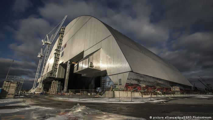 Ukraine Sarkophag für Tschernobyl