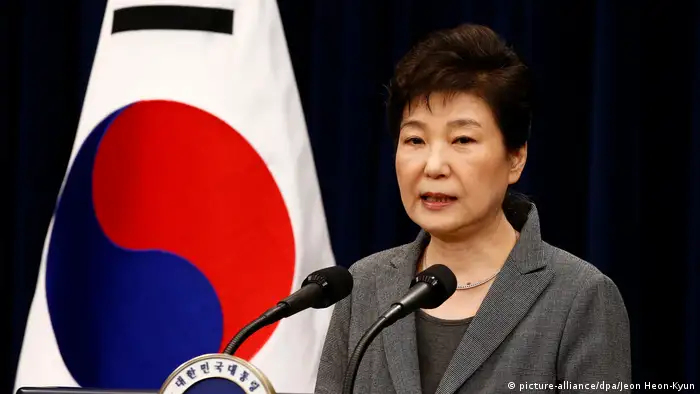 Südkorea Rede von Präsidentin Park Geun-Hye