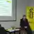 Светлана Ганнушкина в офисе немецкого отделения Amnesty International