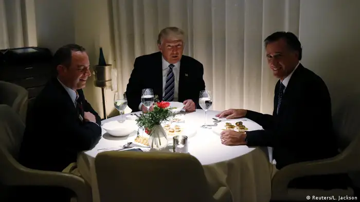 USA Dinner Donald Trump & Mitt Romney