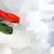 Indien Schulkind mit Nationalflagge