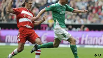 Fussball Bundesliga Bayern München Werder Bremen