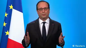 Frankreich TV Ansprache Francois Hollande