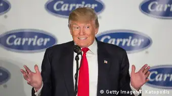 USA Trump zu Besuch im Carrier Werk in Indianapolis