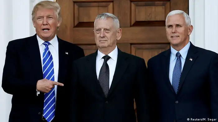USA Donald Trump bestimmt James Mattis zum US-Verteidigungsminister