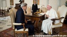 John Kerry elogia al papa en su lucha contra el cambio climático