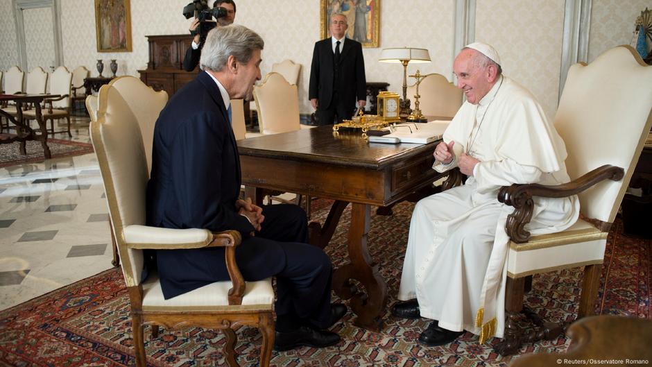 John Kerry praises the Pope in his fight against climate change |  The world |  DW