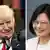 Kombobild Trump und Tsai Ing-wen