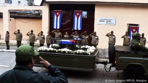 Fidel Castro hace su ltimo trayecto por Cuba DW 03 12 2016