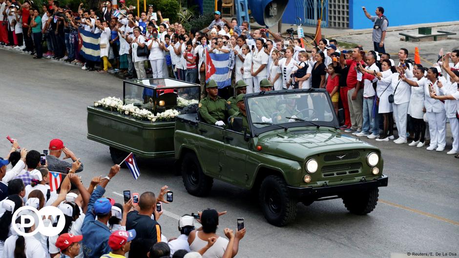 Fidel Castro hace su ltimo trayecto por Cuba DW 03 12 2016