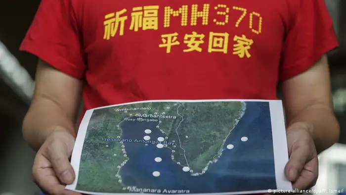 MH370 Karte