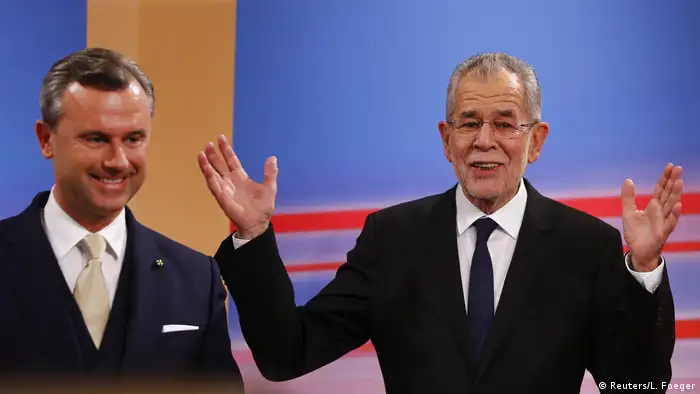 Österreich Präsidentschaftswahlen Alexander Van der Bellen und Norbert Hofer (Reuters/L. Foeger)