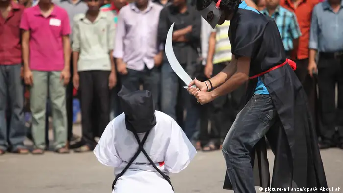 Saudi Arabien Protest gegen Hinrichtung von bangladeschischen Arbeitern (picture-alliance/dpa/A. Abdullah)