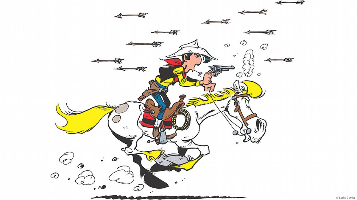 Lucky luck. Лаки люк комикс. Счастливчик люк комикс. Lucky Luke Belgium. Комикс счастливчик люк Бельгия.