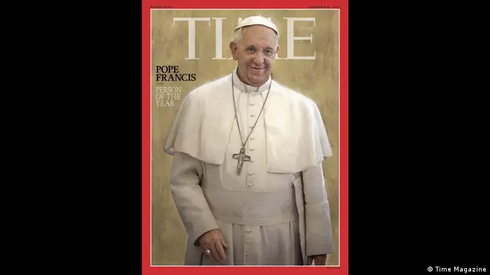 Time's Person of the Year cover image Pabst Franziskus (Time Magazine)