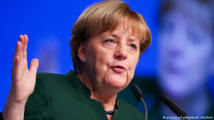 Essen CDU-Bundesparteitag Rede Merkel