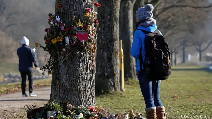 Deutschland Freiburg nach Mord an Studentin