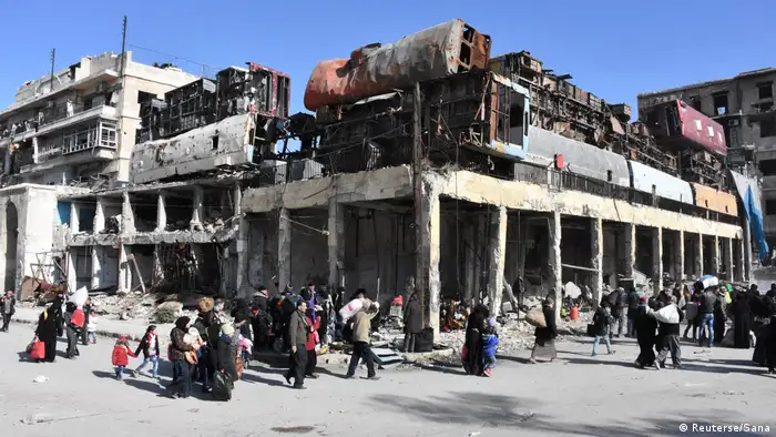 Syrien Krieg - Kämpfe in Aleppo (Reuterse/Sana)