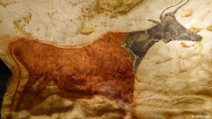 Копия изображения коровы из пещеры Ласко 