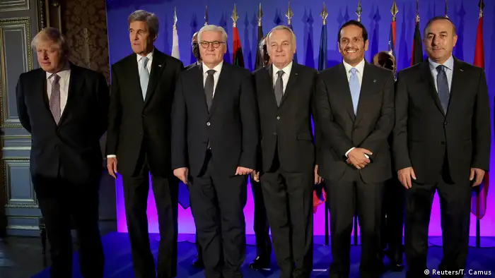 Paris Konferenz zu Krieg in Syrien - Gruppenbild Außenminister