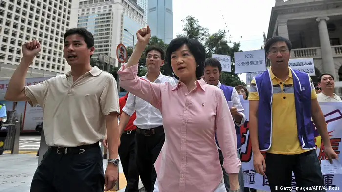 Hong Kong Wahlen Regina Ip Kandidatin (Getty Images/AFP/A. Ross)