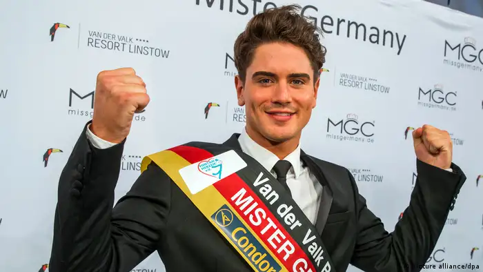 Deutschland Dominik Bruntner Wahl von Mister Germany 2017 BdT (picture alliance/dpa)