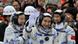 Chinese astronauts walk to the rocket before the launch of the Shenzhou-7 manned spacecraft on 25 September 2008. Chinese astronauts walk to the rocket before the launch of the Shenzhou-7 manned spacecraft on 25 September 2008.