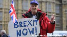 Brexit. Ben Tillson during a Pro Brexit protest outside the houses of Parliament in Westminster, London. Picture date: Wednesday November 23, 2016. Photo credit should read: Charlotte Ball/PA Wire URN:29256651 |