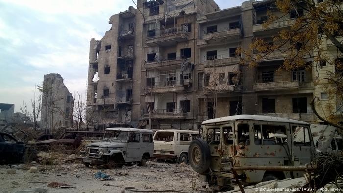 Syrien Aleppo nach der Kapitulation der Rebellen (picture-alliance/dpa/TASS/T. Abdullayev)