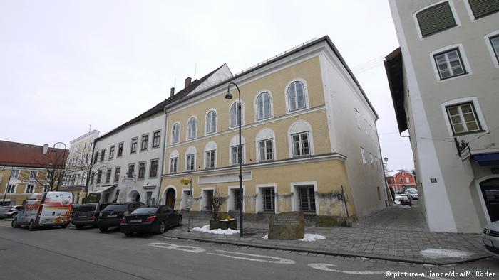 Дом в Браунау, где родился Адольф Гитлер