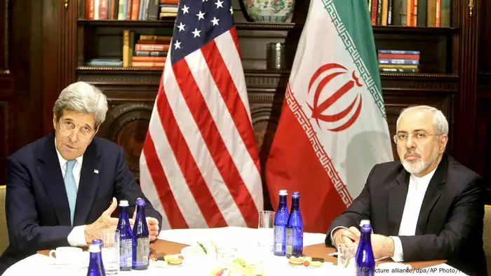 USA Außenminister John Kerry USA und Javad Zarif Iran