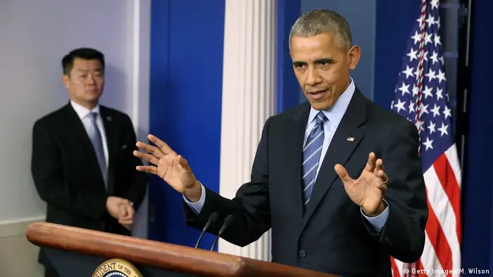USA Pressekonferenz Präsident Barack Obama im Weißen Haus