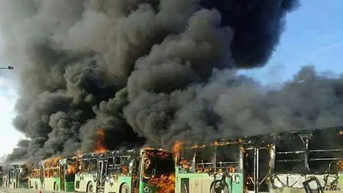 Evakuierungsbusse in Syrien angegriffen