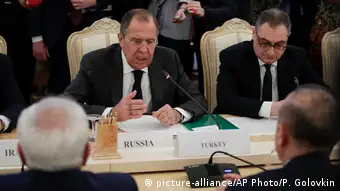 Russland Treffen zwischen Russland, Iran und Türkei in Moskau