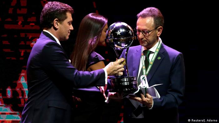 Südamerika Copa Sudamericana für Chapocoense - Präsident Plinio David de Nes Filho (Reuters/J. Adorno)