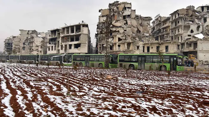 Syrien Aleppo Evakuierung