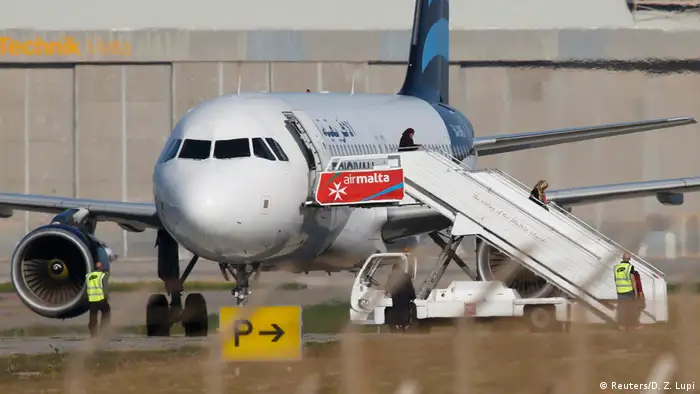 Malta Flugzeugentführung Airbus Afriqiyah Airways