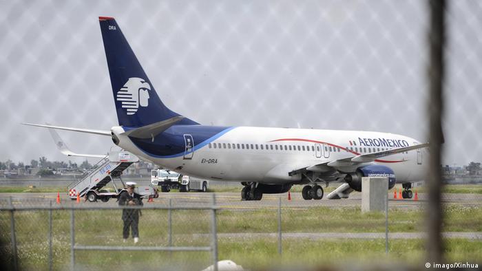 Flugzeugentführungen- entführter Aeromexico Flug in Mexiko-Stadt (2009) (imago/Xinhua)