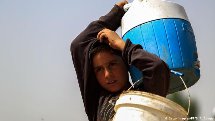 Syrien Damaskus Trinkwasser (Getty Images/AFP/S. Al-Doumy)