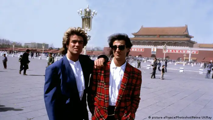 George Michael und Andrew Ridgeley in China